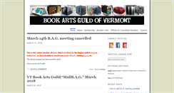 Desktop Screenshot of bookartsguildvt.com